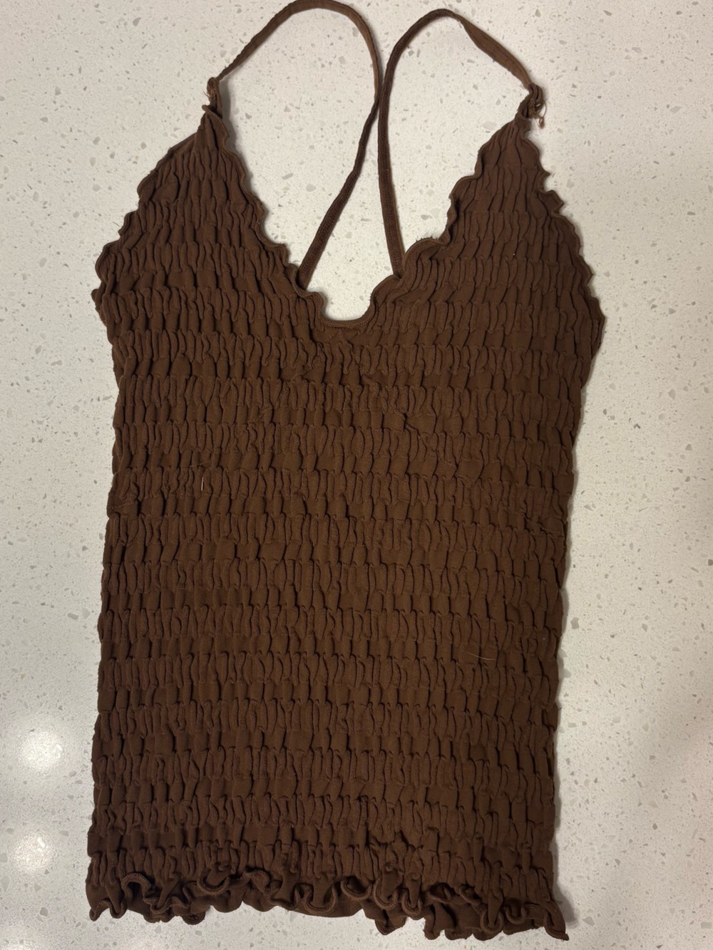 Free People Intimately FP Pucker Up Seamless Cami Tank in Brown